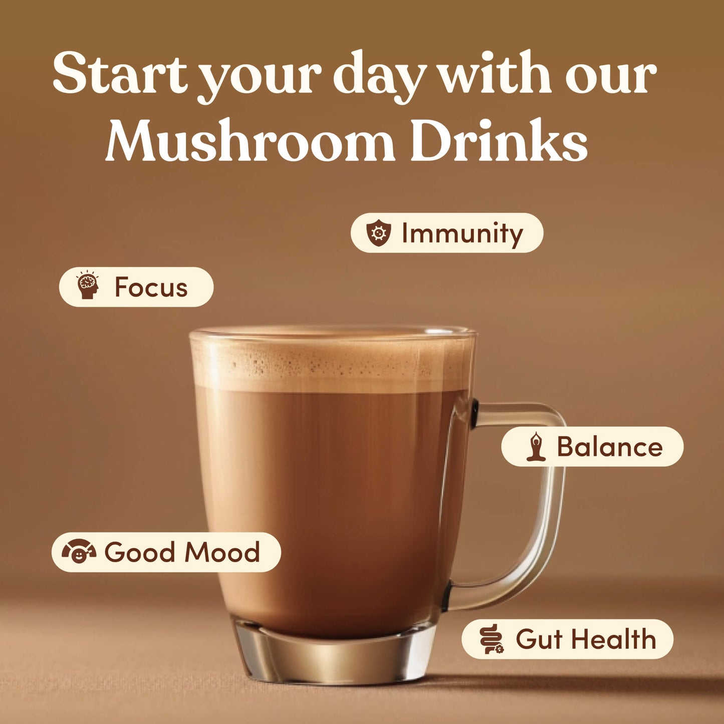 Mushroom Coffee Latte