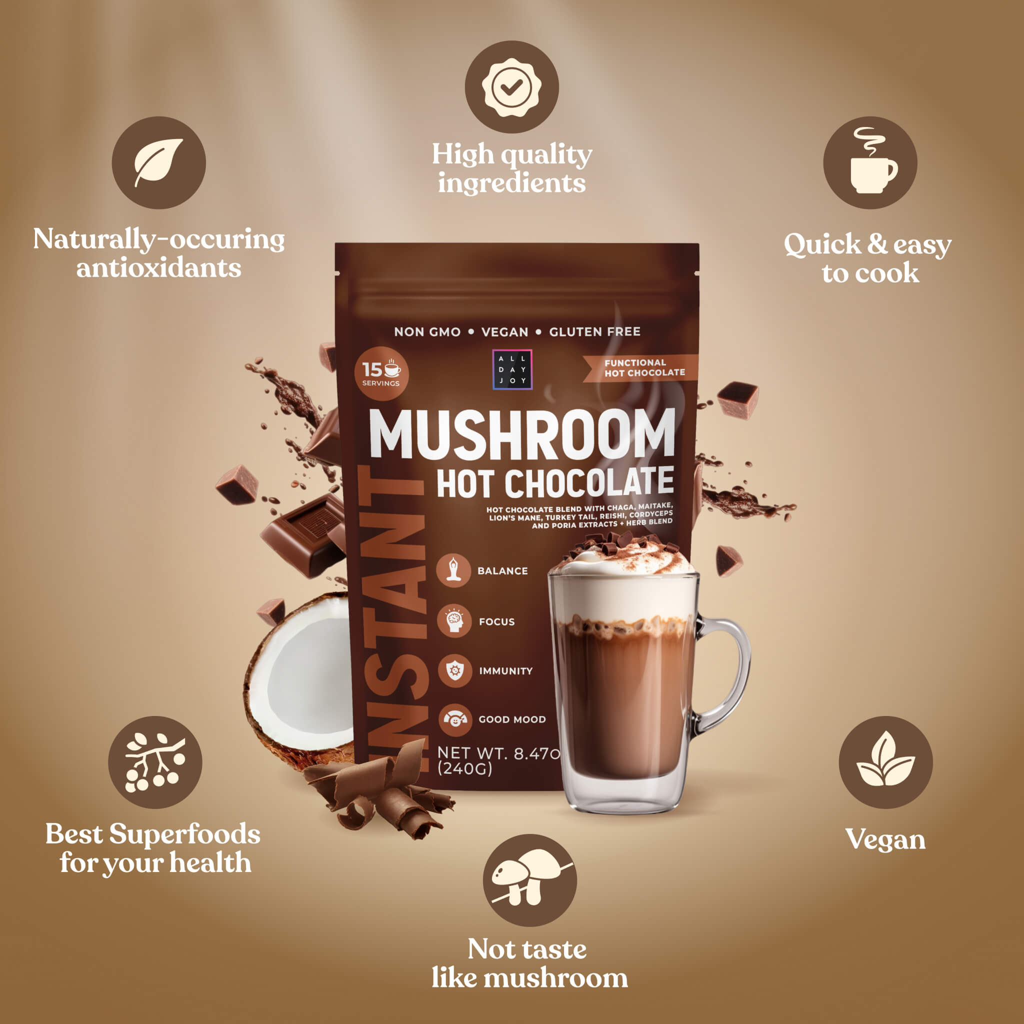 Mushroom Hot Chocolate