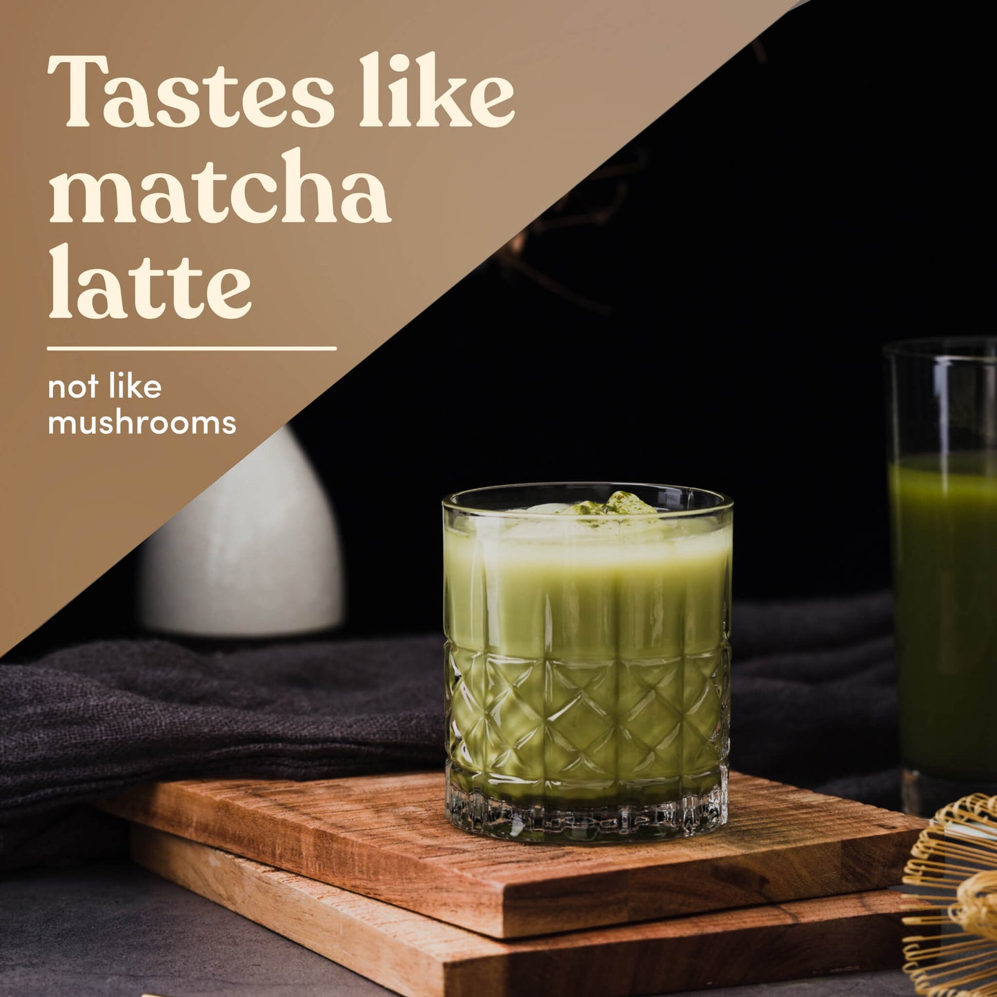 Mushroom Matcha Latte