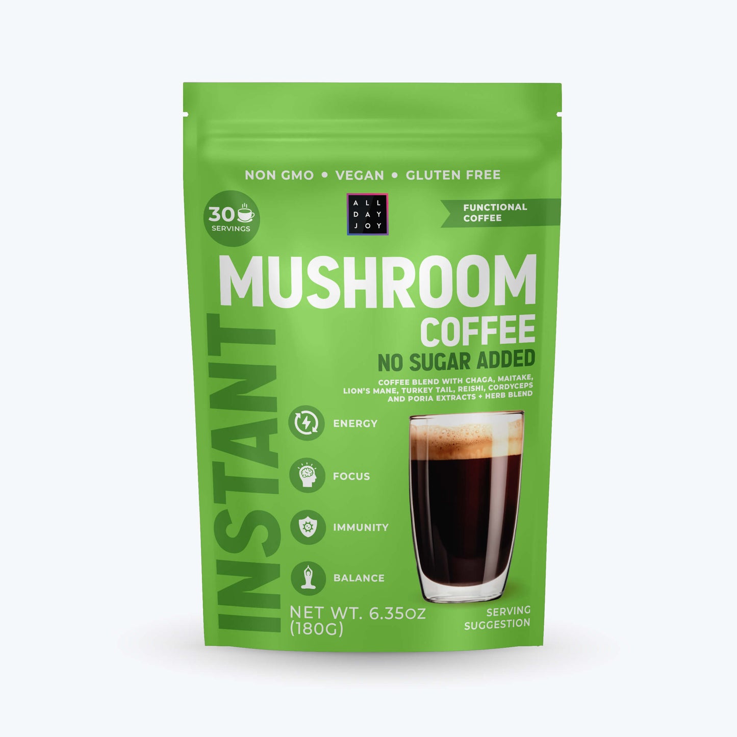 Mushroom Coffee No sugar added