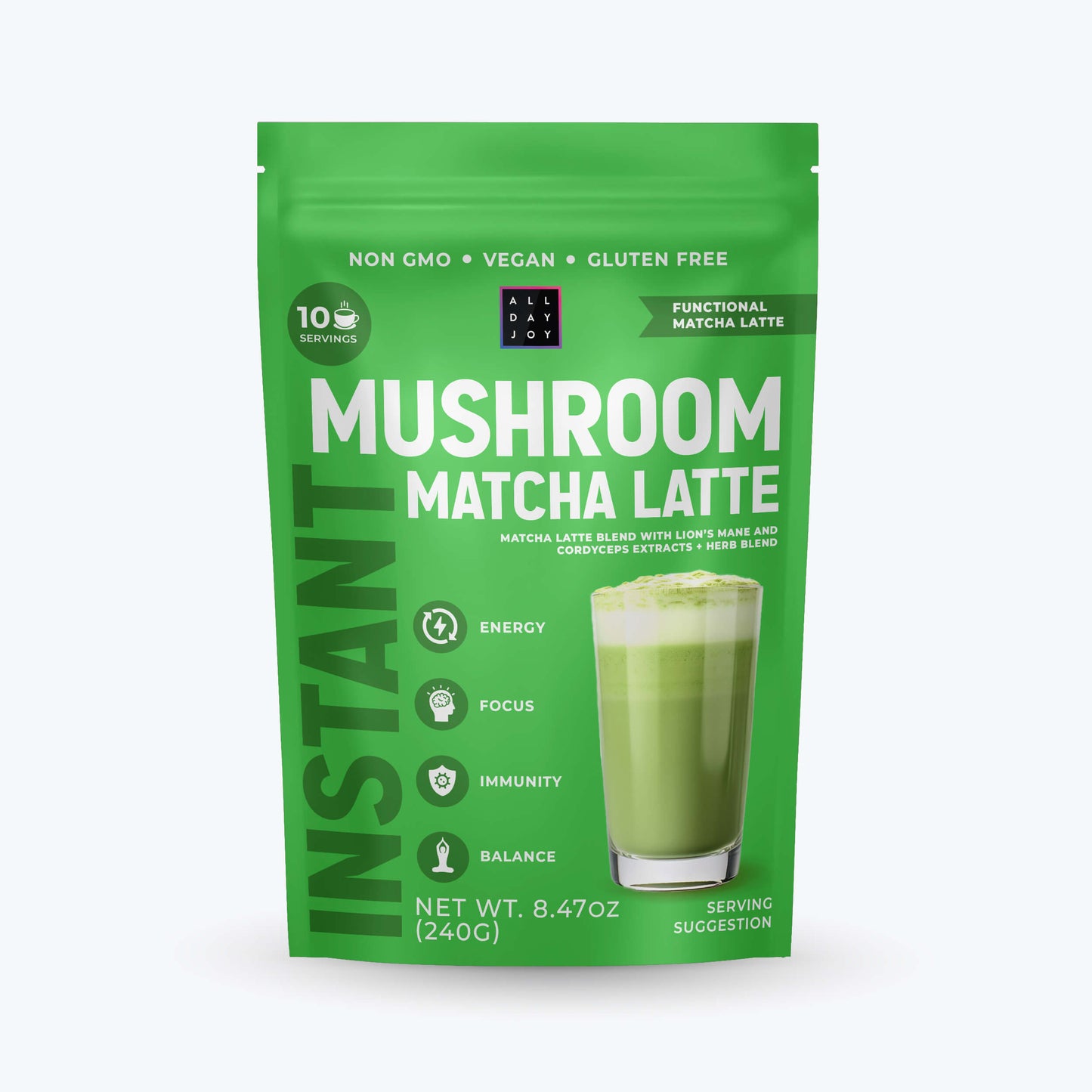 Mushroom Matcha Latte