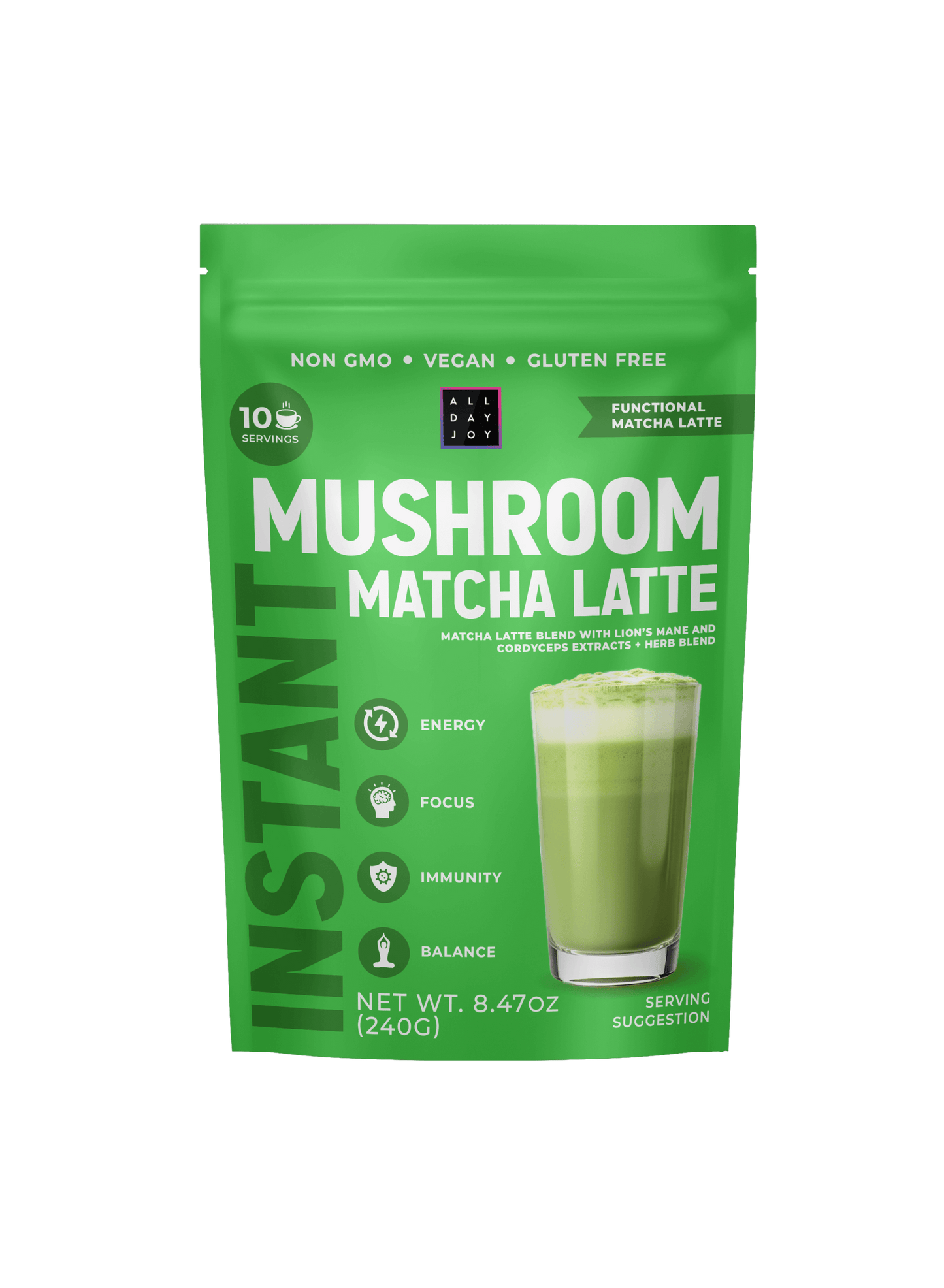 Mushroom Matcha Latte