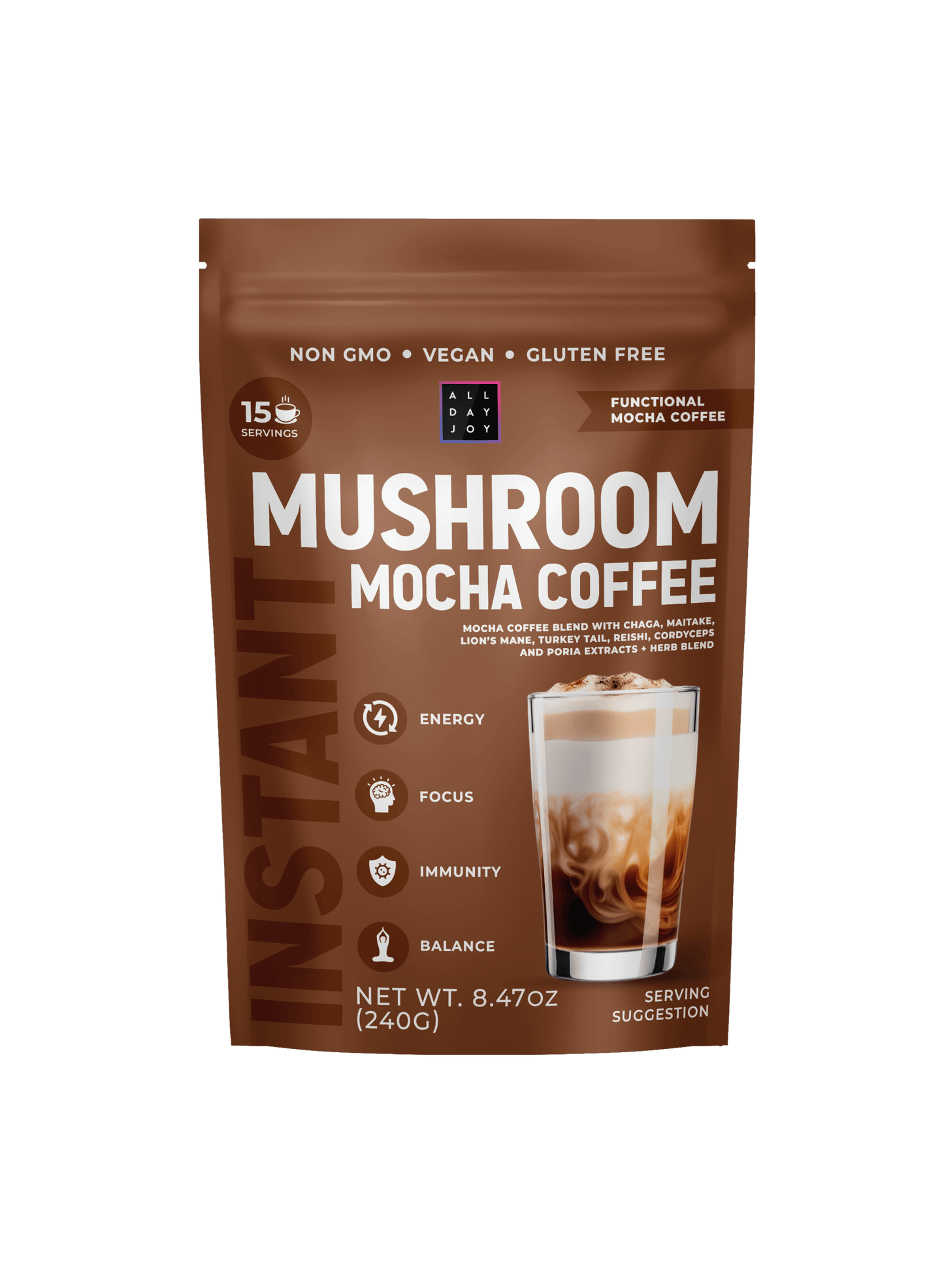 Mushroom Mocha Coffee