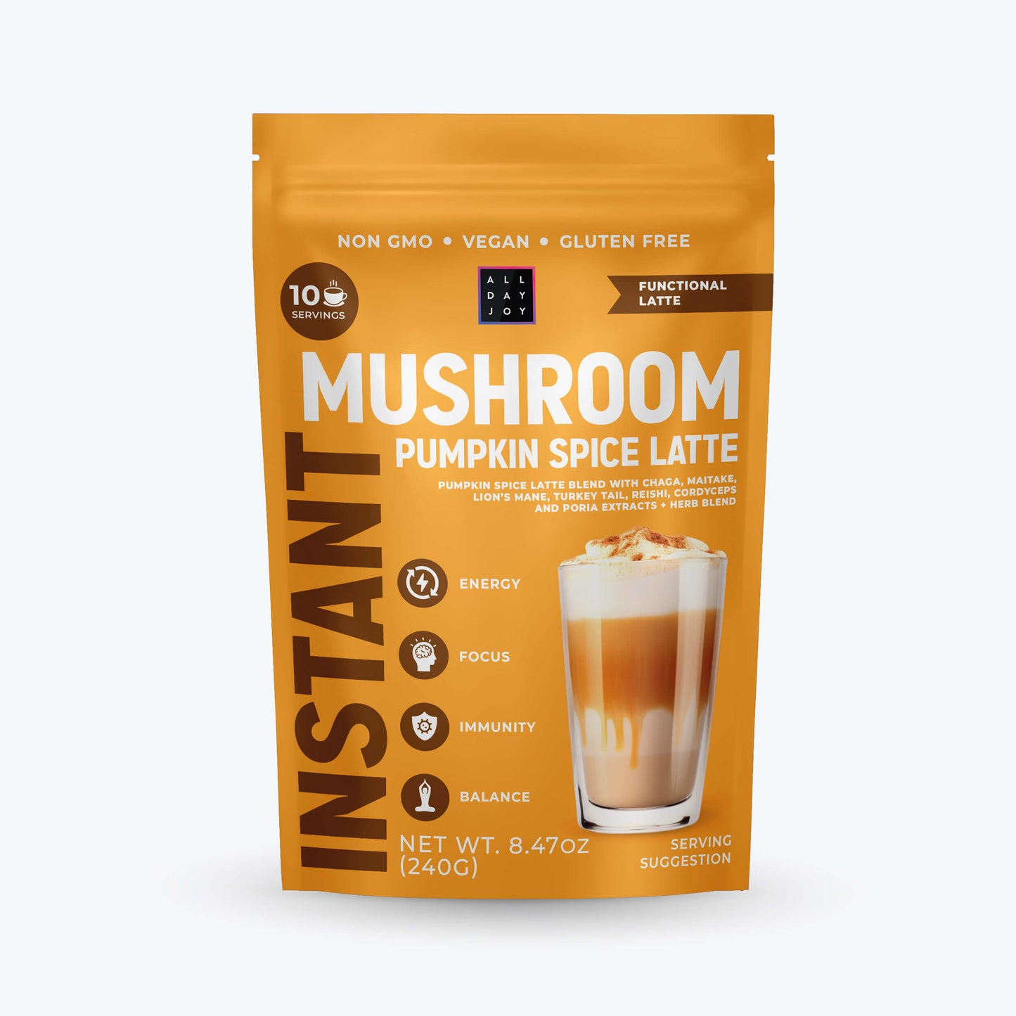 Mushroom Pumpkin Spice Latte