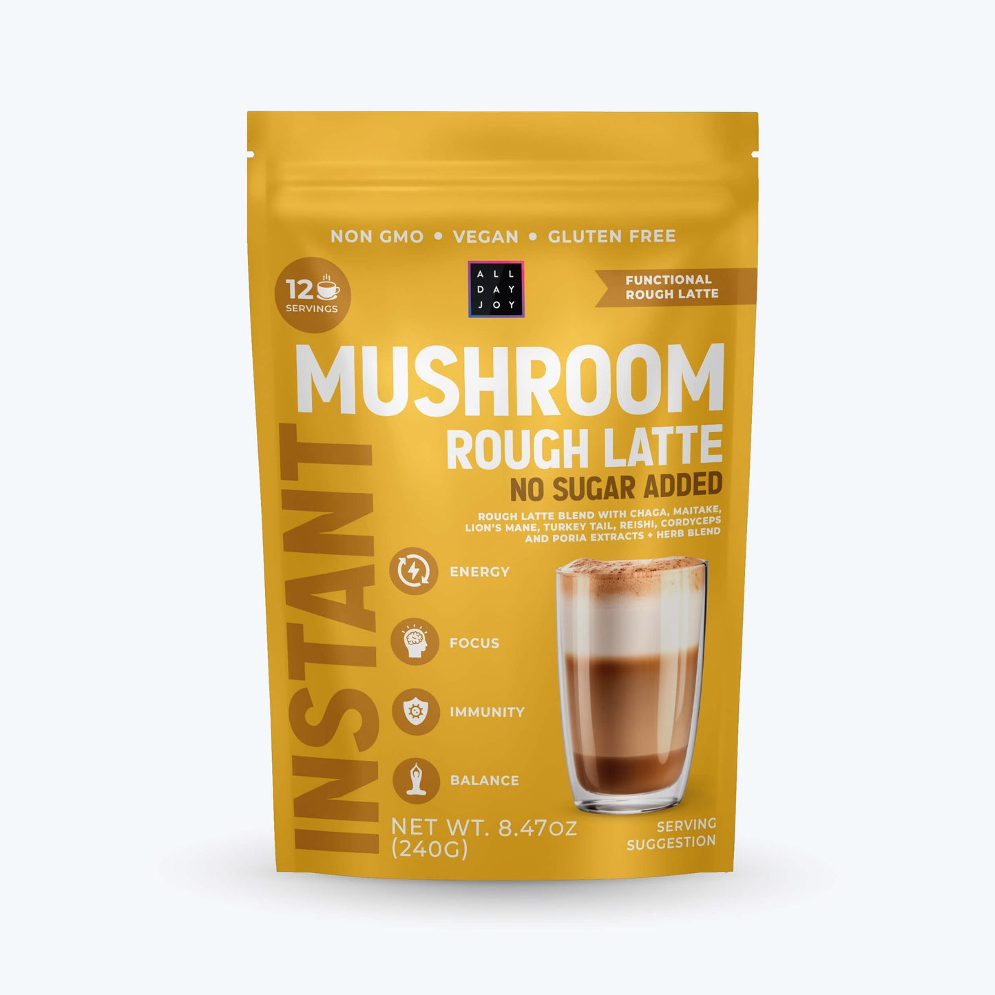 Mushroom Rough Latte No sugar added